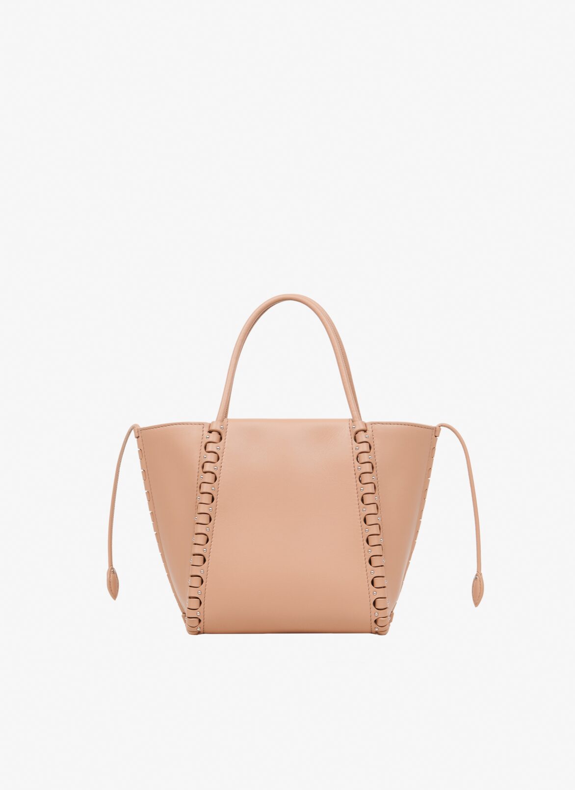 Mini Hinge leather bag
 ALAÏA ANTIQUE PINK MINI HINGE LEATHER BAG
